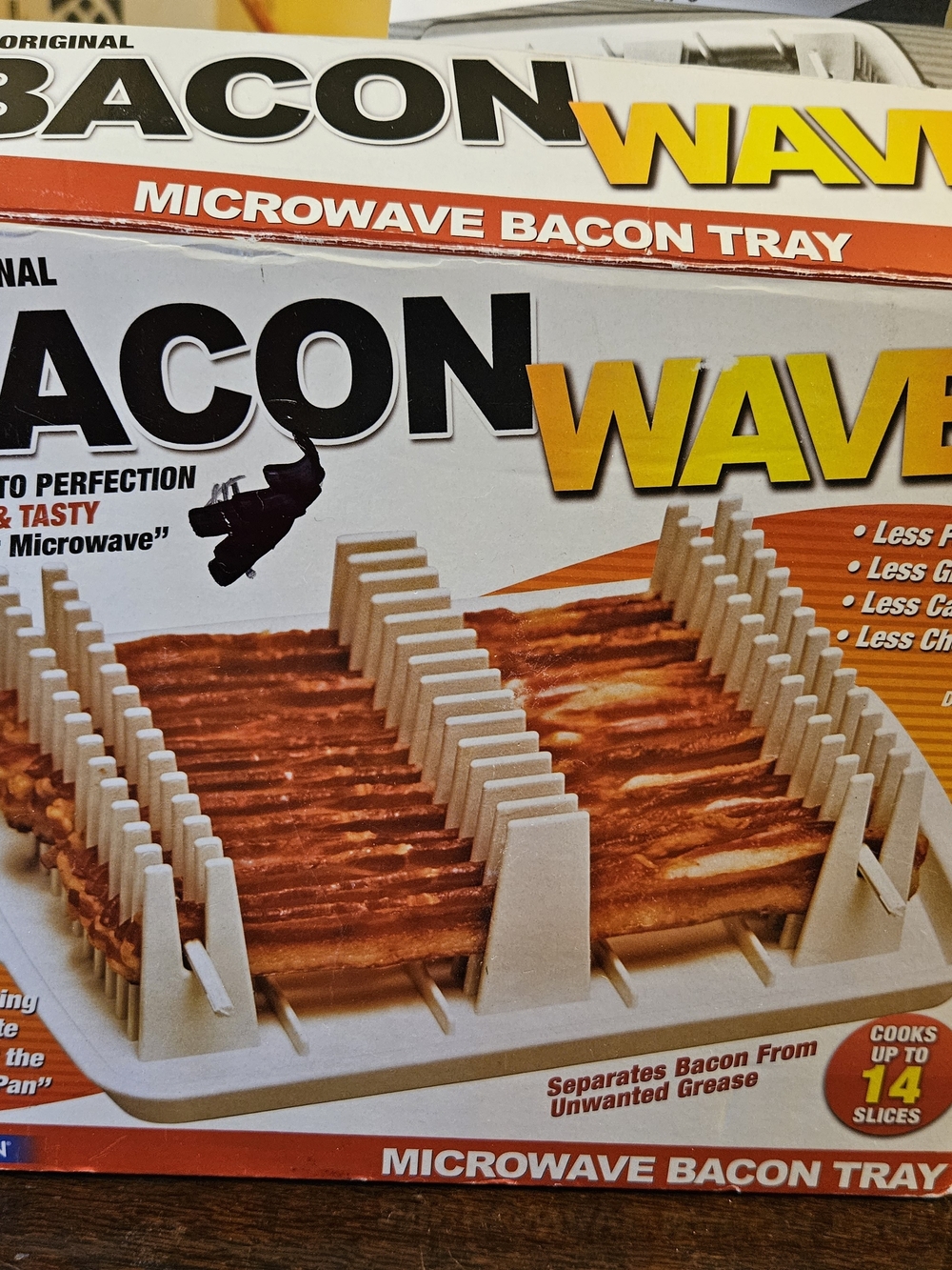 Microwave Bacon Tray - White